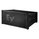 Electro-Voice XLE191-FGB Compact 2 Way Bi Amp Full Range Line Array Weather Resistant Speaker (Black) - 90° Horizontal Coverage