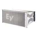 Electro-Voice XLE191-FGW Compact 2 Way Bi Amp/Full Range Line Array Weather Resistant Speaker (White) - 90° Horizontal Coverage