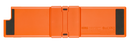 Korg NANOKEYFDLO Foldable Pocket Size MIDI Keyboard (Lava Orange)