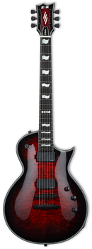 Guitare électrique ESP E-II ECLIPSE (See-thru Black Cherry Sunburst)