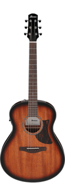 Ibanez AAM140EMHS Advanced Acoustic Series Acoustic Electric Guitar (Mahogany Sunburst High Gloss)