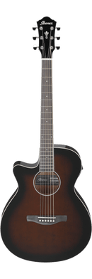 Ibanez AEG7L Guitare acoustique gauche (Dark Violin Sunburst High Gloss)
