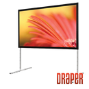 Draper 385107 Complete Screen w/Matt White Surface and Anodized Frame - HDTV (95"x168")