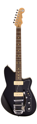 Reverend JETSTREAM 290 Electric Guitar (Midnight Black)
