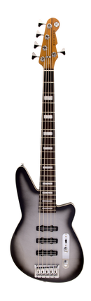 Reverend TRIAD 5 5 String Electric Bass Guitar (Silver Burst)