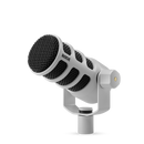 Microphone de podcasting dynamique podmique (blanc)