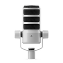 Microphone de podcasting dynamique podmique (blanc)