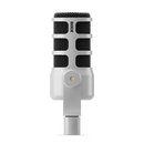 Microphone de podcasting dynamique podmique (blanc)