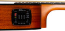 Luna SAFARI TRIBAL Left-Handed Acoustic/Electric Guitar (Tobacco Sunburst Satin)