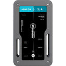 Theatrixx XVVHDMIDA4 xVision Amplificateur de distribution HDMI 1:4 PWCA In/Edison Thru