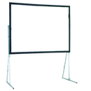 Draper 241313 Surface de projection avant pour paravent pliable ultime avec pieds très résistants (64"x 102")