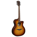 Lag Guitars T118ACE-BRS Tramontane 118 Auditorium Pan coupé Guitare électrique acoustique - Ombre brune