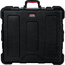 Gator GTSA-MIX12PU ATA-Molded Mixer Case w/ 12U Pop-Up Rack Rails - 21 x 19 x 7.5"
