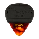 Fender MOJO GRIP Picks, Celluloid, 3-Pack - Tortoise Shell, Heavy