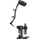 Audio-Technica AT8492D Système de montage de batterie à clipser avec col de cygne 5" pour systèmes de micro ATM350a