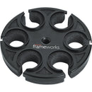 Gator Frameworks GFW-MIC-6TRAY Plateau multi-microphone pour 6 micros