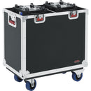 Gator G-TOUR MH350 G-Tour Flight Case pour deux phares mobiles de style 350