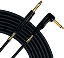 Mogami GOLD INSTRUMENT R03 Câble d'instrument droit à angle droit 1/4" - 3'