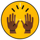 Serato Control Vinyl Emoji Series - Hands (Pair)