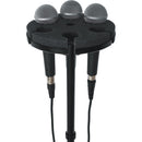 Gator Frameworks GFW-MIC-6TRAY Plateau multi-microphone pour 6 micros
