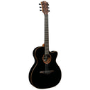 Lag Guitars T118ASCE-BLK Tramontane 118 Auditorium Cutaway Guitare électrique acoustique - Noir