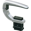 K&M 14535 Chrome Guitar Capo Curve - Matte Chrome - Red One Music