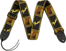 Fender Sangle Monogrammée 2" - Noir/Jaune/Marron