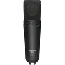 Tascam TM-180 Studio Condenser Microphone With Shockmount Hard Case And Zippered Soft Case - Red One Music