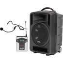 Galaxy Audio Traveler 10 "150W PEAK PA SYSTÈME AVEC UHF Récepteur / BodyPack / casque micro