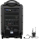 Galaxy Audio Traveler 10 "150W PEAK PA SYSTÈME AVEC UHF Récepteur / BodyPack / casque micro