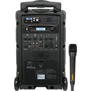 Système de sonorisation Galaxy Audio TV8 Traveler Series 120 W avec lecteur CD, récepteur UHF unique et microphone portable sans fil