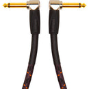 Roland RIC-G1AA Gold Series 1/4" Right-Angle to 1/4" Right-Angle Instrument Cable - 1'