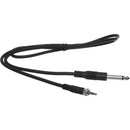 Sennheiser CI 1-N Câble d'instrument verrouillable 3,5 mm vers 1/4" pour émetteurs de poche (4')