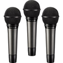 Microphone dynamique cardioïde portable Audio-Technica ATM510 - Paquet de 3