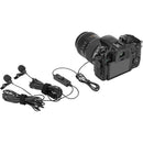 Saramonic LAVMICRO double microphone cravate omnidirectionnel pour appareil photo reflex numérique et smartphone