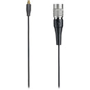 Câble détachable Audio-Technica BPCB-CW avec connecteur verrouillable à 4 broches pour systèmes sans fil Audio-Technica - Noir