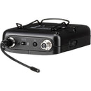 Audio-Technica ATW-3211/892x Système de microphone omni-oreillette sans fil série 3000 - Noir, EE1 : 530 à 590 MHz
