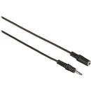 Williams AV WCA 007 WC 3.5mm Male TS to 3.5mm Female TS Mic Extension Cable with Mic Clips (12')