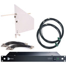 RF Venue DFINWD9 DFIND9DISTRO9 HDR Ensemble distributeur d'antenne 9 canaux (aileron de diversité mural blanc)