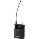 Audio-Technica ATW3211N-892X-TH-DE2 3000 Series Network Wireless Omni Earset Microphone System - Red One Music