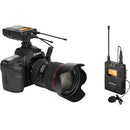 Saramonic UHFWIRELESS Système de microphone omni-cravate sans fil à montage sur caméra (514 à 596 MHz)