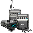 Xvive Audio XVive-U5st2 2-Personne Système de microphone Omni sans fil numérique Omni Lavalier pour les appareils photo - 2,4 GHz