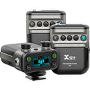 Xvive Audio XVive-U5st2 2-Personne Système de microphone Omni sans fil numérique Omni Lavalier pour les appareils photo - 2,4 GHz