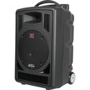 Galaxy Audio Any Spot Traveler TV8 Système PA portable 120W 120W avec émetteur de liaison audio RM-CD CD / MP3 / AS-TV8TX Transmetteur / TV5-REC récepteur UHF / TVMBP BodyPack Transmetteur et HS-U3BK Microphone - 8 "