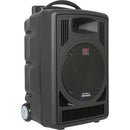 Galaxy Audio Any Spot Traveler TV8 Système PA portable 120W 120W avec émetteur de liaison audio RM-CD CD / MP3 / AS-TV8TX Transmetteur / TV5-REC récepteur UHF / TVMBP BodyPack Transmetteur et HS-U3BK Microphone - 8 "