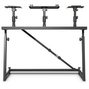 Bureau DJ Gravity GR-GFDJT01 avec haut-parleur flexible et plateau pour ordinateur portable