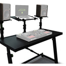 Bureau DJ Gravity GR-GFDJT01 avec haut-parleur flexible et plateau pour ordinateur portable