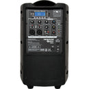 Galaxy Audio TQ8X Traveler Quest 150W Système PA rechargeable portable avec 2 X EVO-E Contrôle sans fil résistant à l'eau micro et récepteur - 8 "