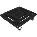 Gator G-CASTERBOARD Kit de roulettes moulées par rotation - Ensemble de quatre, Noir