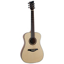 Jay Turser JTA54-LH-SN - Guitare acoustique Dreadnought pour gaucher - Naturel satiné